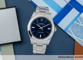 Rolex Oyster Perpetual 39 114300 (2017) - Blue dial 39 mm Steel case