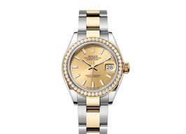 Rolex Lady-Datejust 279383RBR-0002 (2024) - Champagne dial 28 mm Gold/Steel case