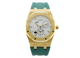Audemars Piguet Royal Oak Dual Time 26120BA.OO.D088CR.01 (2008) - Wit wijzerplaat 39mm Geelgoud