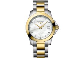 Longines Conquest L3.377.3.87.7 (2025) - Parelmoer wijzerplaat 34mm Staal