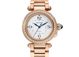 Cartier Pasha WJPA0013 (2026) - Silver dial 35 mm Rose Gold case