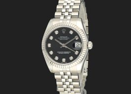 Rolex Datejust 31 178274 (2013) - Black dial 31 mm Steel case