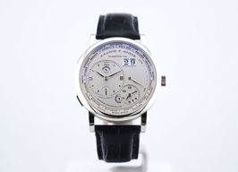 A. Lange & Söhne Lange 1 116.025 (Unknown (random serial)) - Silver dial 41 mm Platinum case
