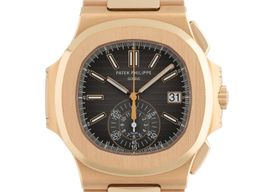 Patek Philippe Nautilus 5980/1R-001 (2018) - Black dial 41 mm Rose Gold case