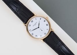 Patek Philippe Golden Ellipse 5738/1R-001 (1998) - Black dial 35 mm Rose Gold case