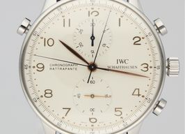 IWC Portuguese Chronograph IW3712 (1998) - Silver dial 42 mm Steel case