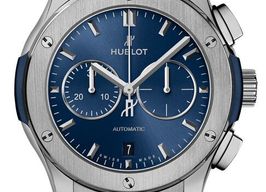 Hublot Classic Fusion Chronograph 541.NX.7170.RX (2025) - Blue dial 42 mm Titanium case
