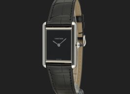 Cartier Tank WSTA0072 (2024) - Black dial 34 mm Steel case