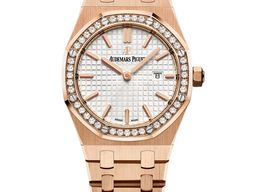 Audemars Piguet Royal Oak Lady 67651OR.ZZ.1261OR.01 (2025) - Zilver wijzerplaat 33mm Roségoud
