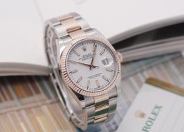 Rolex Datejust 36 126231 (2018) - Champagne dial 36 mm Gold/Steel case