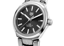 TAG Heuer Link Calibre 5 WBC2110.BA0603 (2025) - Black dial 41 mm Steel case