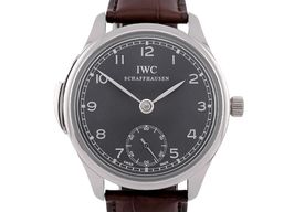 IWC Portuguese Minute Repeater IW544903 (Unknown (random serial)) - Grey dial 44 mm White Gold case