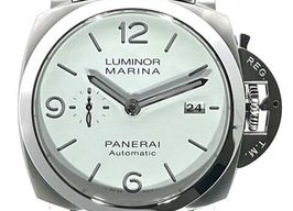 Panerai Luminor Marina PAM01314 (2023) - Wit wijzerplaat 44mm Staal