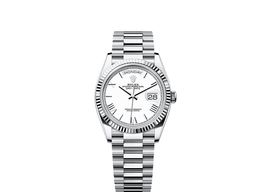 Rolex Day-Date 36 128236 (2025) - Wit wijzerplaat 36mm Platina