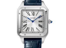 Cartier Santos Dumont WSSA0032 (2024) - Zilver wijzerplaat 34mm Staal