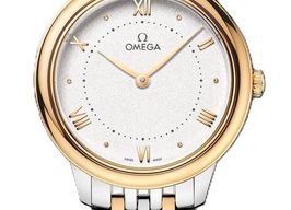 Omega De Ville 434.20.30.60.02.002 (2026) - Wit wijzerplaat 30mm Goud/Staal