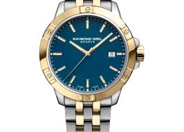 Raymond Weil Tango 8160-STP-50041 (2026) - Blauw wijzerplaat 41mm Goud/Staal