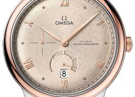 Omega De Ville 434.20.41.21.09.001 (2025) - Beige wijzerplaat 41mm Goud/Staal