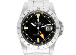 Rolex Explorer II 1655 (1981) - Zwart wijzerplaat 40mm Staal