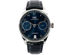 IWC Portuguese Automatic IW500710 (2024) - Blauw wijzerplaat 42mm Staal