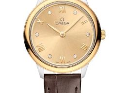 Omega De Ville 434.23.28.60.58.001 (2026) - Champagne wijzerplaat 28mm Goud/Staal