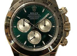 Rolex Daytona 126508 (2026) - Green dial 40 mm Yellow Gold case