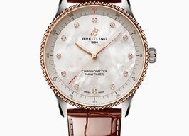 Breitling Navitimer U77320E61A1P1 (2024) - Parelmoer wijzerplaat 32mm Goud/Staal