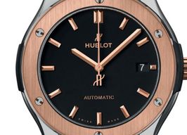 Hublot Classic Fusion 511.NO.1181.LR (2023) - Zwart wijzerplaat 45mm Titanium