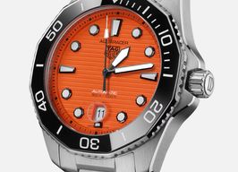 TAG Heuer Aquaracer 300M WBP201F.BA0632 (2024) - Oranje wijzerplaat 43mm Staal