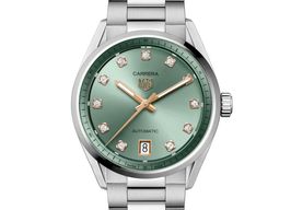 TAG Heuer Carrera Lady WBN2317.BA0001 (2025) - Green dial 36 mm Steel case