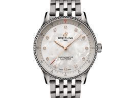 Breitling Navitimer A77320E61A2A1 (2023) - Parelmoer wijzerplaat 32mm Staal