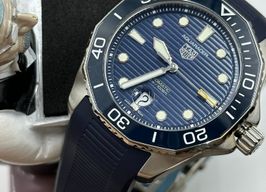 TAG Heuer Aquaracer 300M WBP201B.FT6198 (2023) - Blauw wijzerplaat 43mm Staal