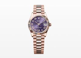 Rolex Datejust 31 278275 (2024) - Paars wijzerplaat 31mm Roségoud