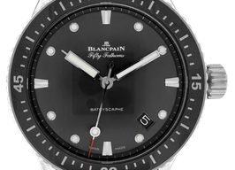 Blancpain Fifty Fathoms Bathyscaphe 5000-1110-b52a (2024) - Grey dial 43 mm Steel case
