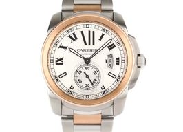 Cartier Calibre de Cartier W7100036 (2024) - Zilver wijzerplaat 42mm Goud/Staal