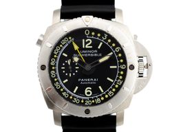 Panerai Luminor Submersible 1950 Depth Gauge PAM00193 (2009) - Zwart wijzerplaat 47mm Staal