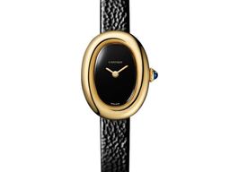 Cartier Baignoire WGBA0040 (2025) - Black dial 25 mm Yellow Gold case