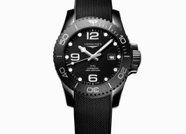 Longines HydroConquest L3.784.4.56.9 (2025) - Zwart wijzerplaat 43mm Keramiek