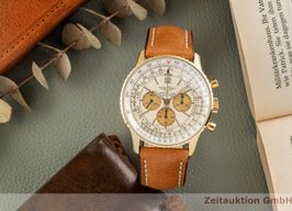 Breitling Navitimer Cosmonaute 81600 (1990) - Silver dial 41 mm Yellow Gold case