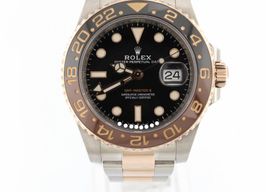 Rolex GMT-Master II 126711CHNR (2019) - Zwart wijzerplaat 40mm Goud/Staal