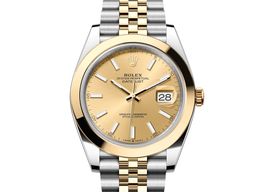 Rolex Datejust 41 126303-0010 (2024) - Champagne dial 41 mm Gold/Steel case