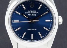 Rolex Air-King 14000 (1990) - Blue dial 34 mm Steel case
