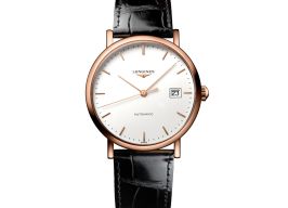 Longines Elegant L4.787.8.12.4 (2025) - Wit wijzerplaat 37mm Roségoud