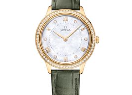 Omega De Ville 434.58.30.60.55.002 (2025) - White dial 30 mm Yellow Gold case