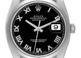 Rolex Datejust 36 116200 (2010) - Black dial 36 mm Steel case