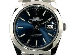 Rolex Datejust 41 126300 (2017) - Blauw wijzerplaat 41mm Staal