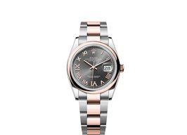 Rolex Datejust 36 126201 (2025) - Grey dial 36 mm Gold/Steel case