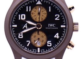 IWC Pilot Chronograph IW388006 (2021) - Brown dial 46 mm Ceramic case