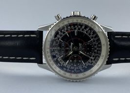 Breitling Montbrillant Datora A21330 (Onbekend (willekeurig serienummer)) - Zwart wijzerplaat 43mm Staal