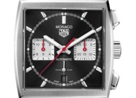 TAG Heuer Monaco CBL2113.FC6177 (2025) - Zwart wijzerplaat 39mm Staal